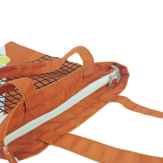 罗兰加洛斯官方正品 Roland Garros漂浮—字母帆布袋 红土配色 商品图3