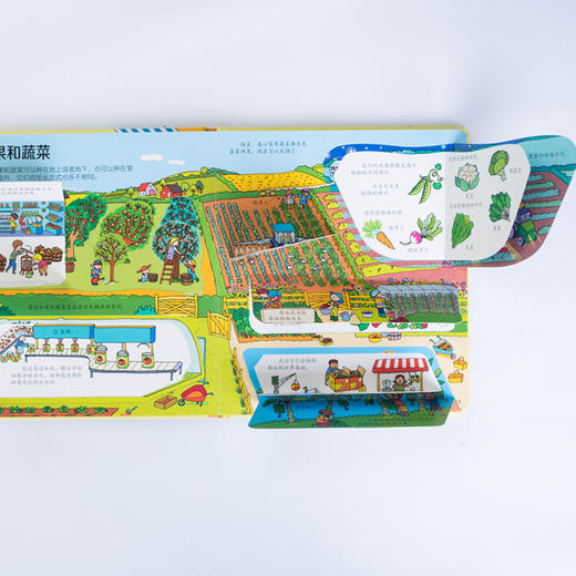 尤斯伯恩看里面（低幼版）·揭秘食物 英国Usborne出版社  Look Inside揭秘系列图书 风靡全球的科普翻翻书 被翻译成26种语言 60多张翻页 商品图4