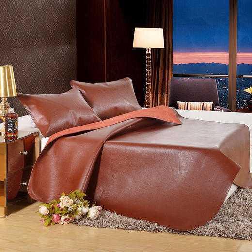 预售7天瑞兹牛皮席好的牛皮席能用50年