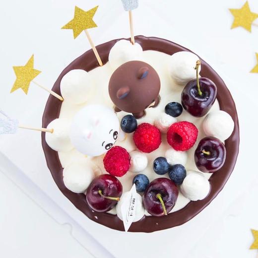 淋面奶油蛋糕/可妮兔与布朗熊的幸福生活（夹心可选
） 商品图1