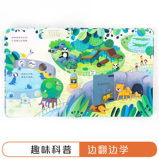 尤斯伯恩偷偷看里面·动物园  接力出版社 1-4岁 英国Usborne正版授权王牌科普 经典翻翻书 商品图4