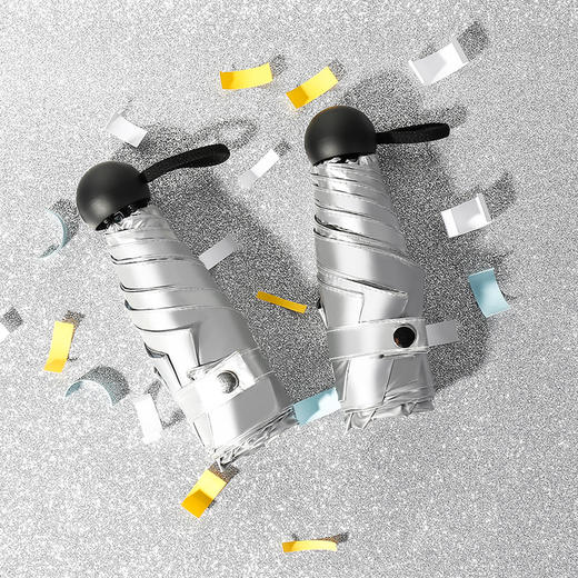 【轻迷你钛银伞】夏季遮阳防嗮五折伞UPF50+ 真正隔离99.9%紫外线！ 商品图2