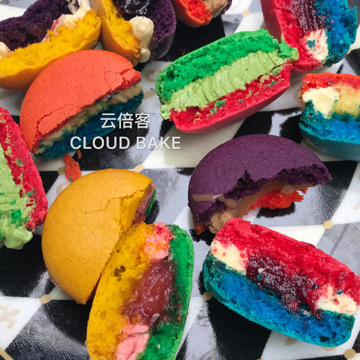 【彩虹夹心马卡龙】6个 / 盒 商品图4