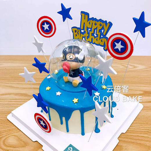 【芝士淋面蛋糕】Q版美国队长发光款 商品图4