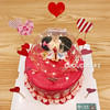 【情侣主题蛋糕】发光款！适合情人节和纪念日哦~ 商品缩略图3