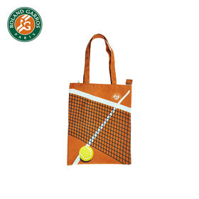 罗兰加洛斯官方正品 Roland Garros漂浮—字母帆布袋 红土配色