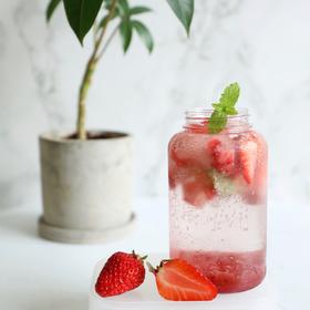 草莓气泡水（冰）500ml