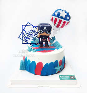 【美国队长主题蛋糕】