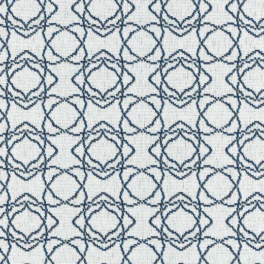 15260708/506.205 爱仕沃玛（axroma）小几何-午夜蓝Harley Midnight大提花装饰面料适用于室内、户外和酒店工程 商品图0