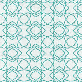 15260508/502.205 爱仕沃玛（axroma）小几何-湖水蓝Harley Lakeside大提花装饰面料适用于室内、户外和酒店工程