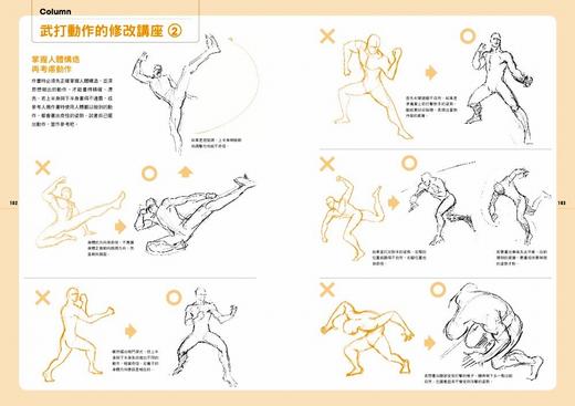 【中商原版】 动画师羽山淳一的人体动态速写 港台原版 枫书坊出版 绘画方法 漫画技法 商品图3