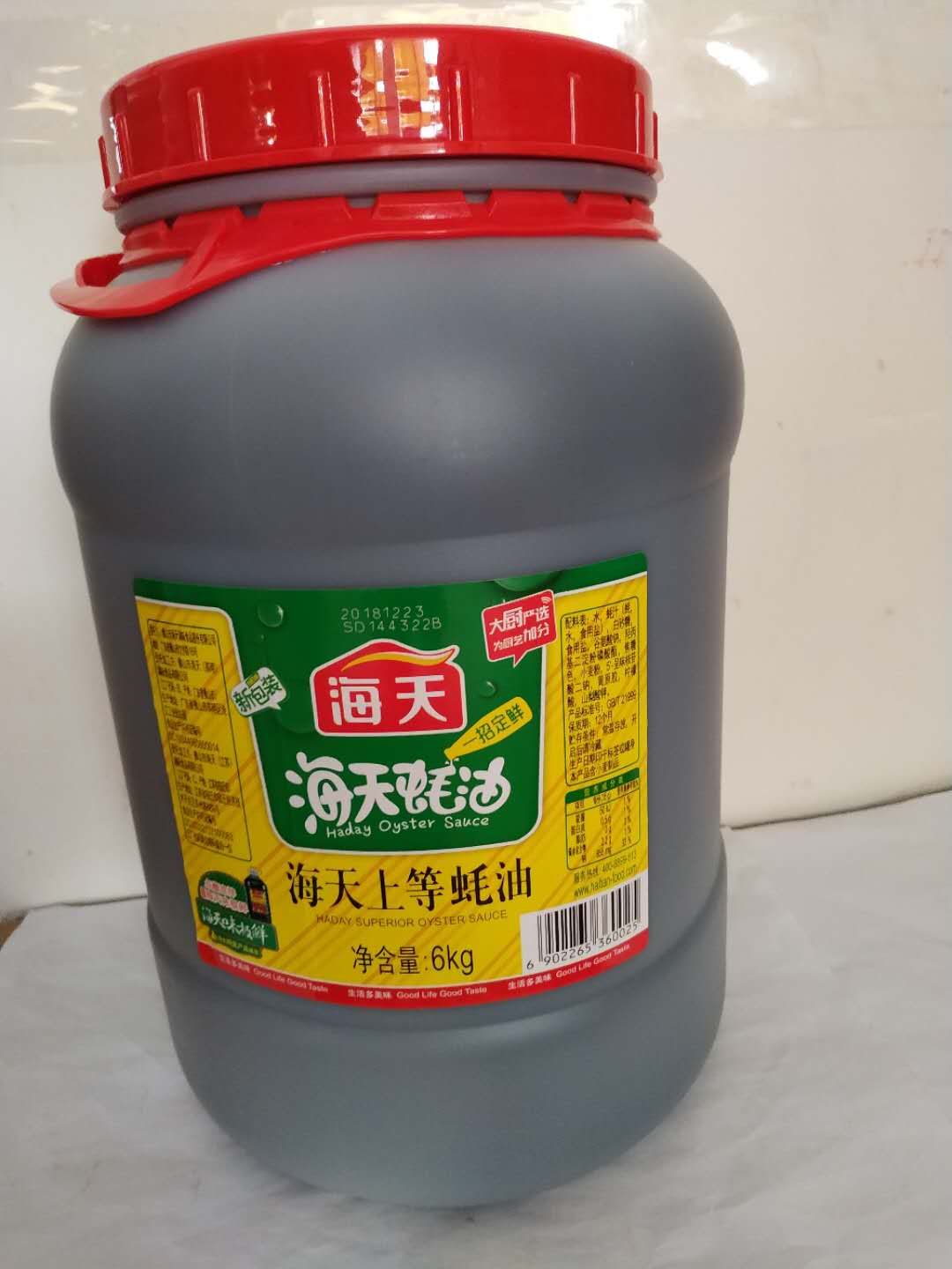 海天上等蚝油6kg2