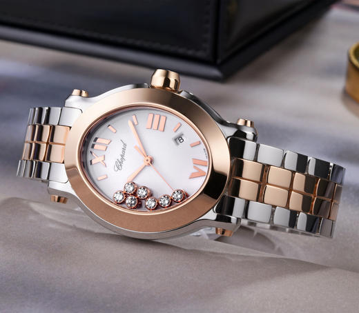 萧邦 Chopard Happy Diamonds系列女士石英腕表 手表 278546-6003 商品图1