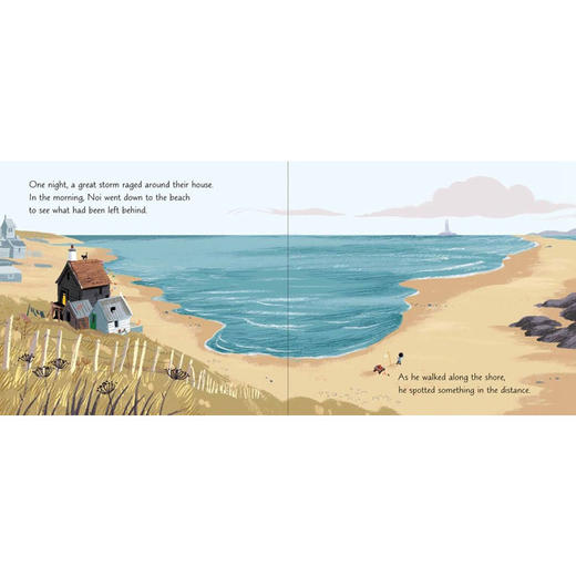 预售 【中商原版】班吉戴维斯：暴风鲸 英文原版 Storm Whale 绘本 3-6岁 纸板书 商品图2