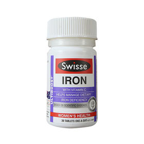 现货  Swisse Iron补铁片30片