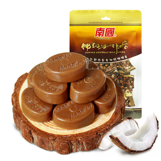 【99任选14】南国食品椰奶咖啡糖200g 商品图1