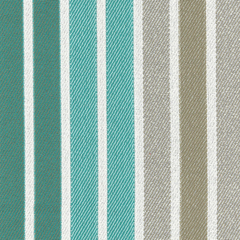 15260501/502.201 爱仕沃玛（axroma）斑马条-湖水蓝Parker Stripe Lakeside大提花装饰面料适用于室内、户外和酒店工程