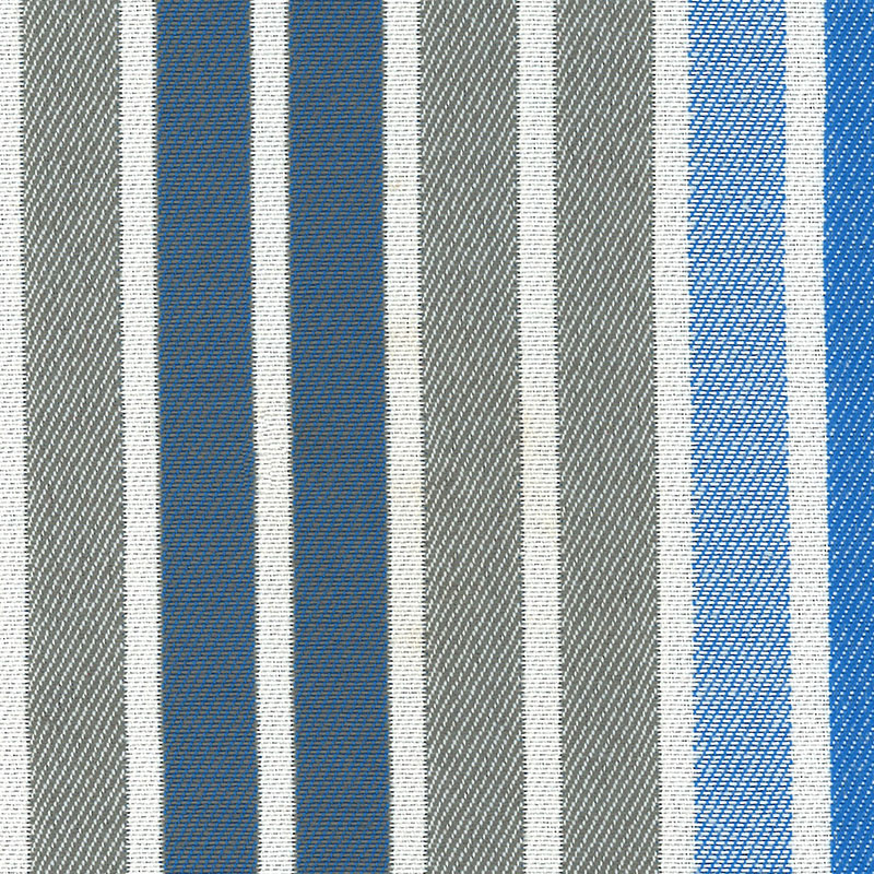 15260601/504.201 爱仕沃玛（axroma）斑马条-天空蓝Parker Stripe Azure大提花装饰面料适用于室内、户外和酒店工程
