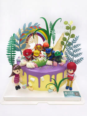 【汪汪队主题蛋糕】丛林探险