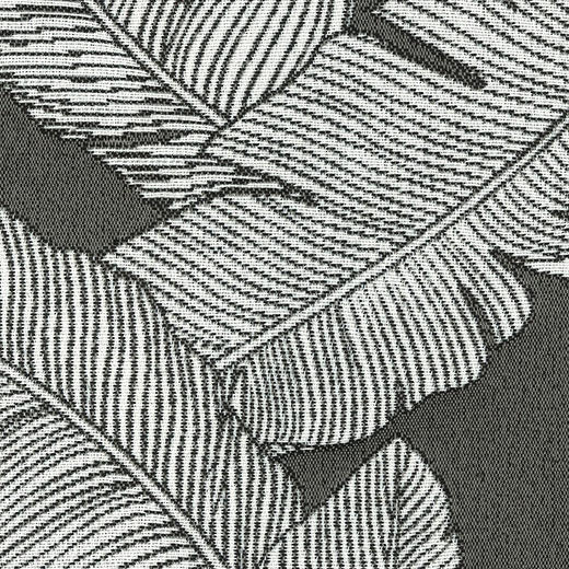 15260902/702.202 爱仕沃玛（axroma）芭蕉叶-石墨黑Nightingale Charcoal大提花装饰面料适用于室内、户外和酒店工程 商品图0