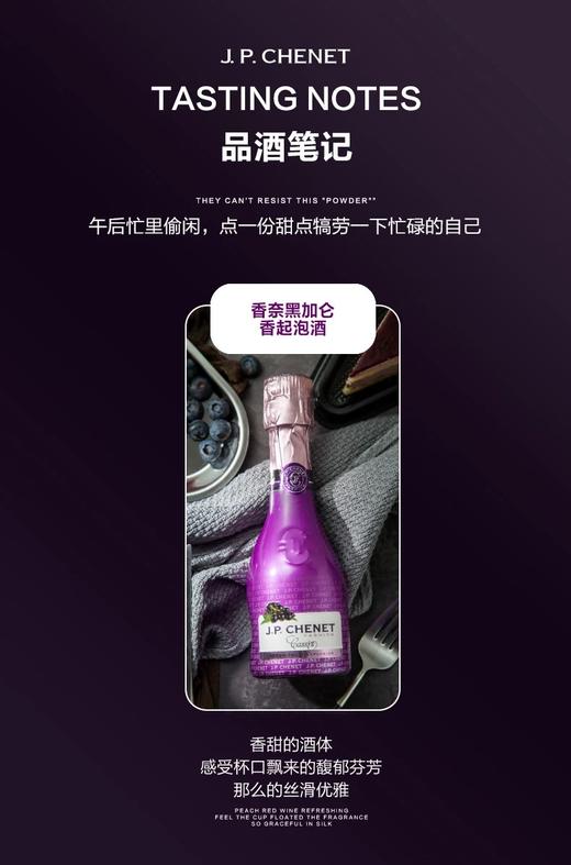 法国香奈黑加仑香起泡酒200ml 商品图2