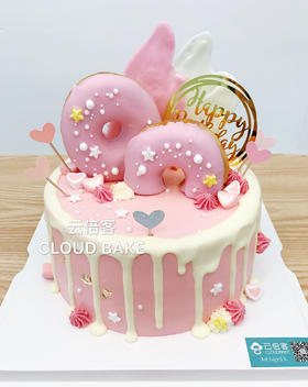 【芝士淋面蛋糕】甜甜圈款