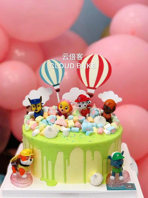 【汪汪队主题蛋糕】气球款 商品图1