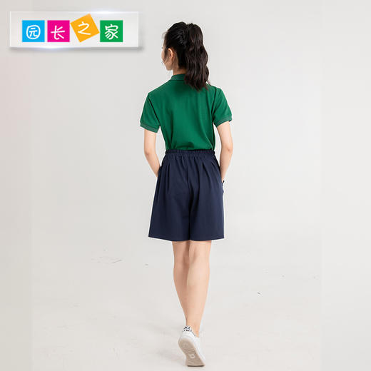 教师夏季新款墨绿色园服 商品图3