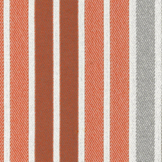 15260201/202.201 爱仕沃玛（axroma）斑马条-杏子橙Parker Stripe Tuscan大提花装饰面料适用于室内、户外和酒店工程 商品图0