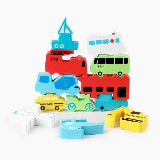 【3岁 】益智 交通工具 积木拼图