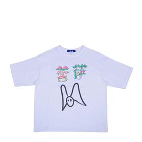BOUNDLESS 菩萨图案宽松T恤 B191T07