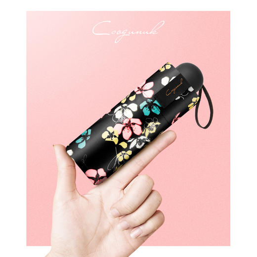 CSOGUNUK加设晴雨防晒伞迷你两用雨伞 商品图3