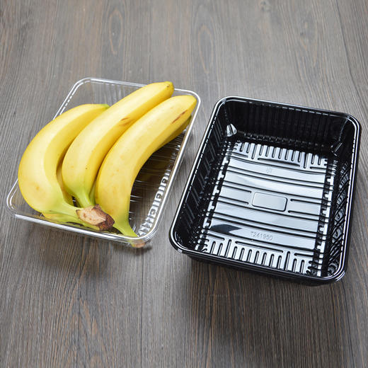 喇叭花一次性塑料托盘超市水果蔬菜包装盒透明餐盒生鲜托盘100个 商品图3