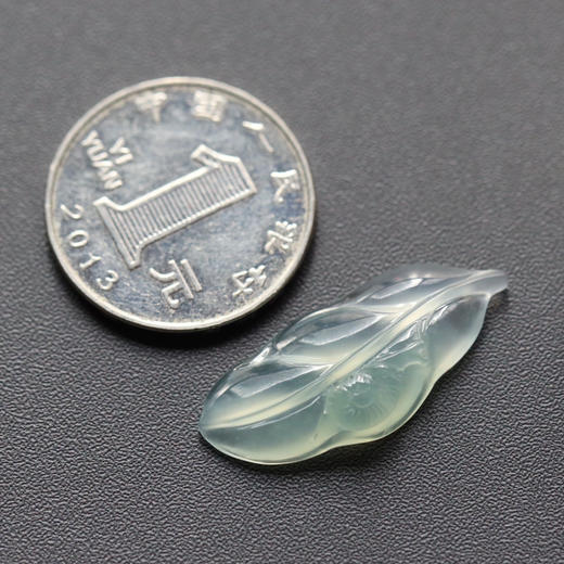 高冰种翡翠叶子蜗牛 商品图5