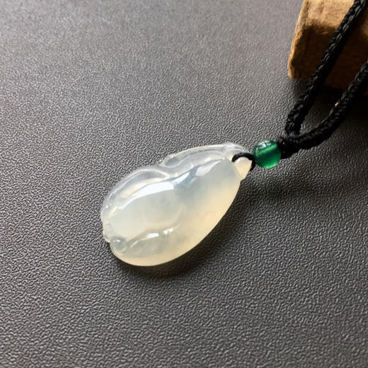 冰种厚庄翡翠佛手瓜福寿 商品图1