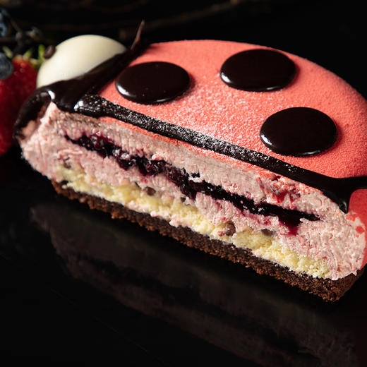 小瓢虫·双莓慕斯蛋糕 商品图4