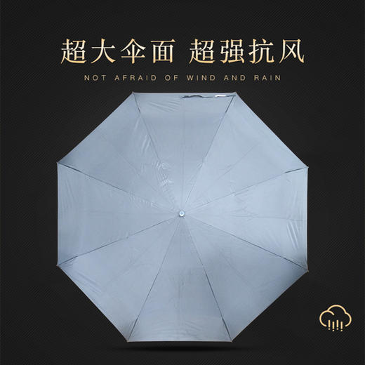 优品堂“网格自动”加大抗风自动折叠商务雨伞 商品图2