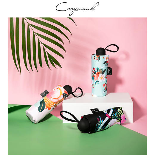 CSOGUNUK加设晴雨防晒伞迷你两用雨伞 商品图0