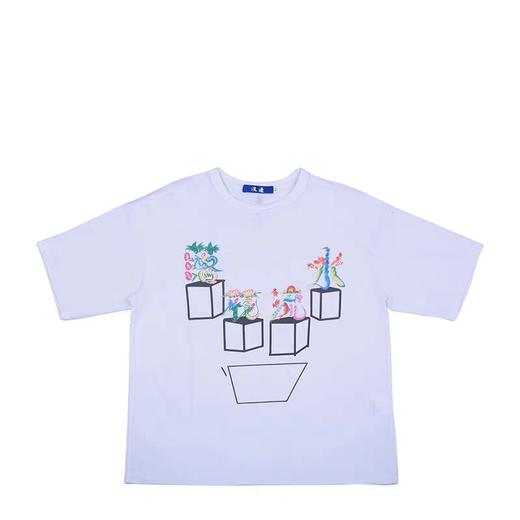 BOUNDLESS 落花流水图案宽松T恤 B191T09 商品图0