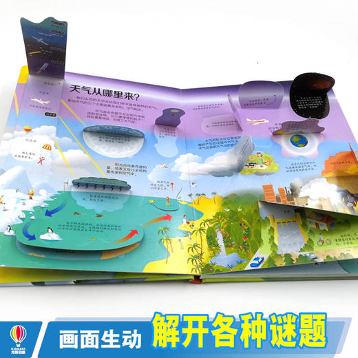尤斯伯恩看里面·揭秘天气  英国Usborne出版社王牌科普 See Inside揭秘系列图书 100多张翻页 揭秘各种天气现象的成因 商品图9