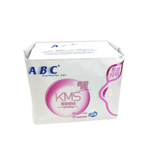【ABC卫生巾】清凉舒爽棉柔表层280mm8片装姨妈巾 商品图0