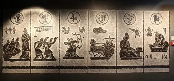 古代六艺主题壁画