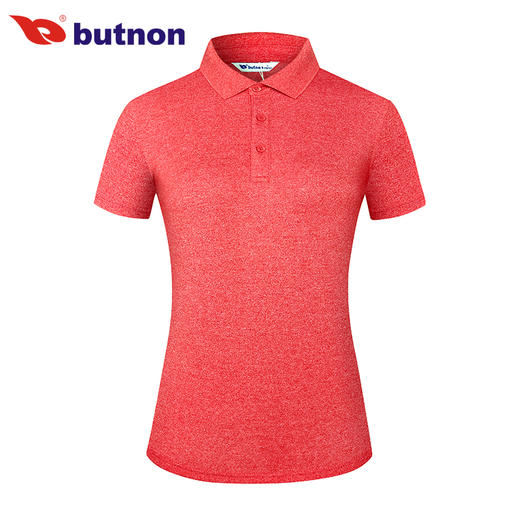 特9102巴特侬 butnon 新品女装运动polo衫翻领常规短袖透气舒适t恤反领休闲运动服 商品图5