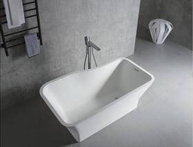 PG铝质石浴缸 卷边不规则圆角矩形浴缸