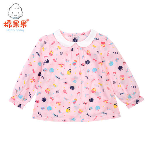 棉果果春秋款女童 长袖衬衫M122150219096 商品图3