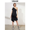 VIMAGE纬漫纪女装春夏斜肩礼服连衣裙 不规则裙摆晚礼服V1077604 商品缩略图1