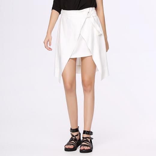 VIMAGE纬漫纪商场同款女装春夏新品系带收腰修身半裙中裙V706312 商品图1