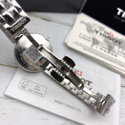 原单品质TISSOT   天梭弗拉明戈系列女士腕表 彩色贝壳面，瑞士ETA石英机芯 商品图6