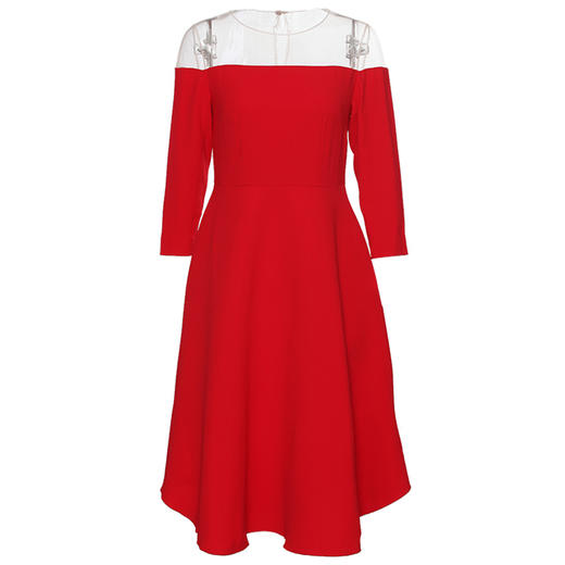 VIMAGE纬漫纪品牌女装春季时尚气质露肩宴会礼服女连衣裙V1077608 商品图4