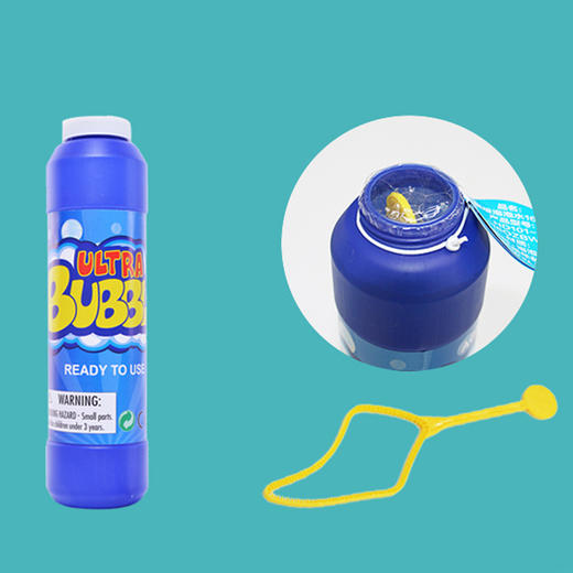 【3岁+】安可堡超级弹跳泡泡+16盎司泡泡水补充液组合装 商品图5